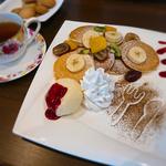 米粉のデザートパンケーキセット(AG cafe)