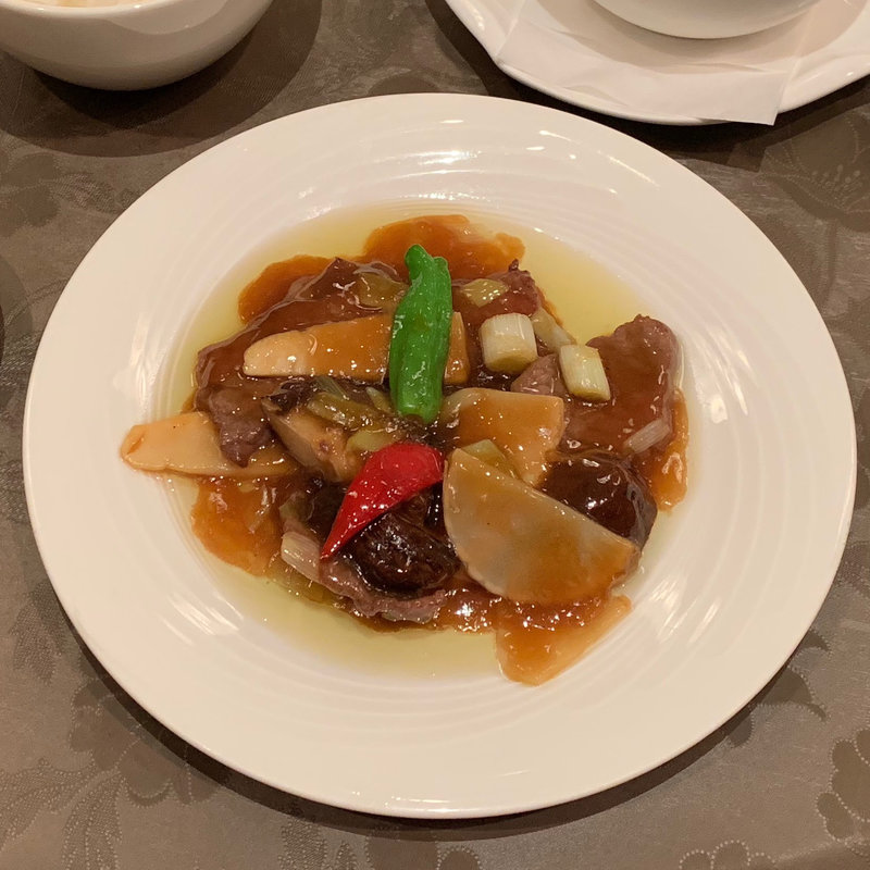 牛肉と野菜のオイスターソース炒め小(中華菜館 龍天楼（りゅうてんろう）)