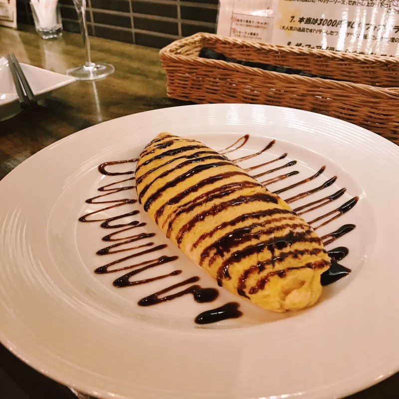 フォアグラ入りふわとろオムレツ(son-ju-cue村塾)