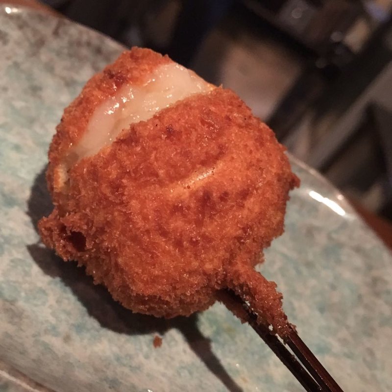 栗の白玉（串揚げ）(串揚げ ふくみみ)