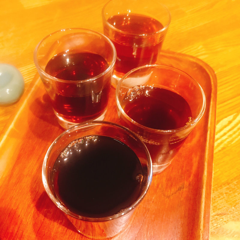 黄酒飲み比べ(回頭)