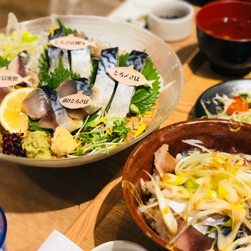 さばの漬け丼(SABAR+ なんばCITY店)