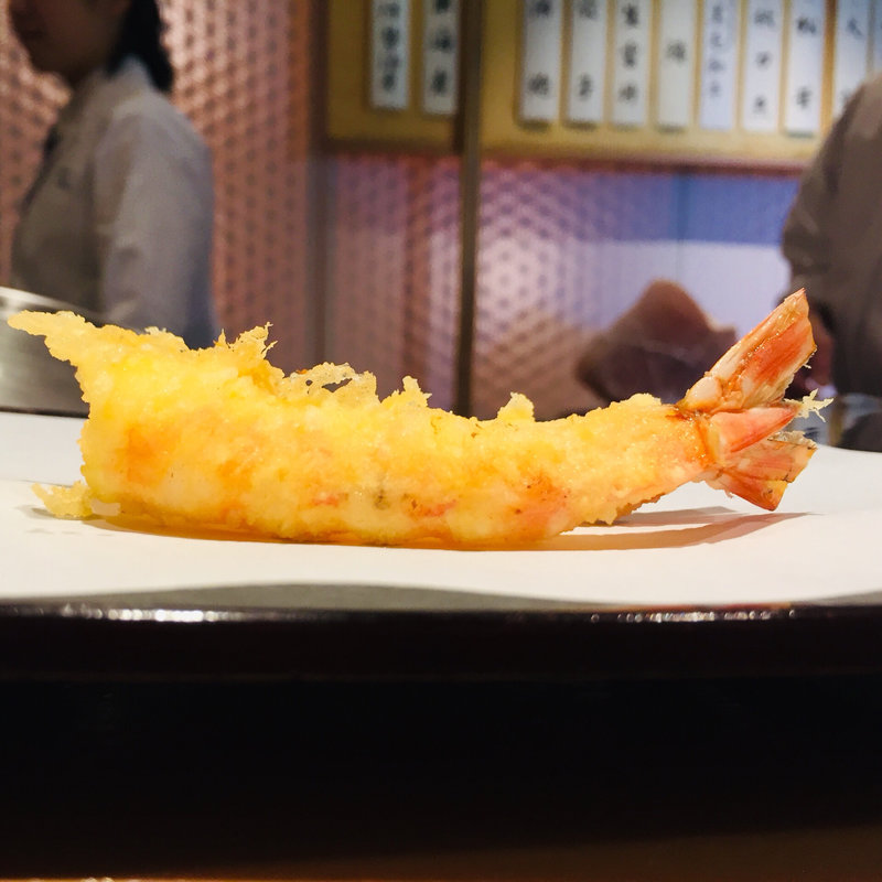 車海老の天婦羅(天麩羅　敬天 )