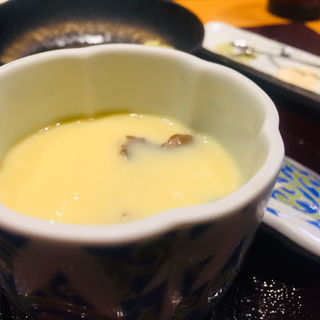 舞茸の茶碗蒸し(天麩羅　敬天 )