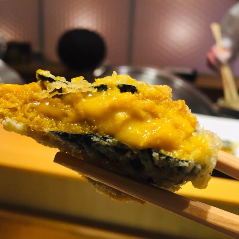 雲丹の天婦羅(天麩羅　敬天 )