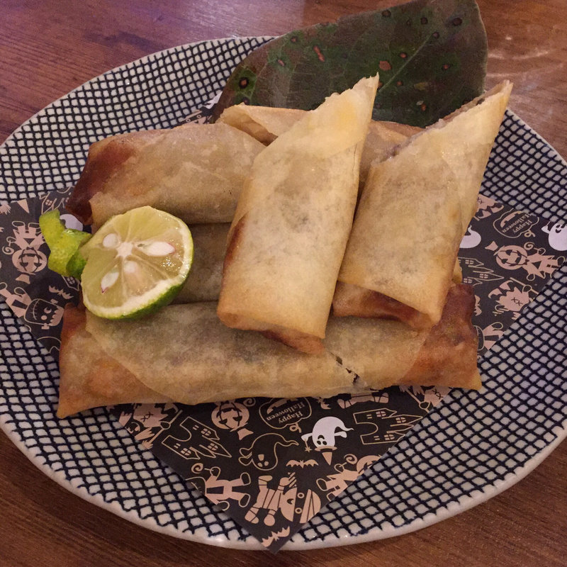 松茸と鱧の春巻き(海月食堂 （くらげしょくどう）)