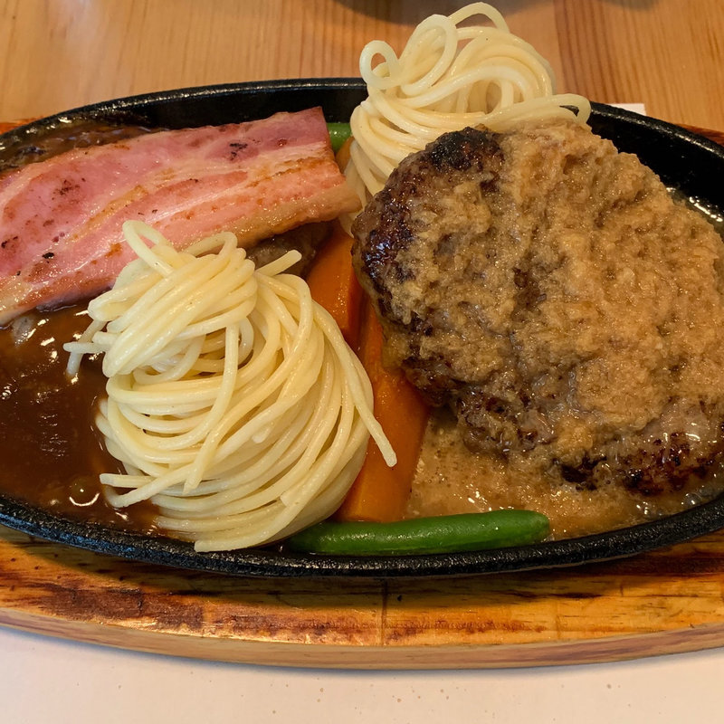 とふろうバーグセット(ハンバーグダブル)(とふろうグリル)