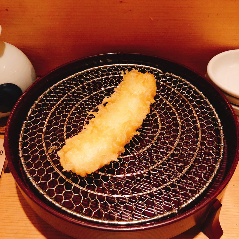 烏賊の天ぷら(百舌亭)