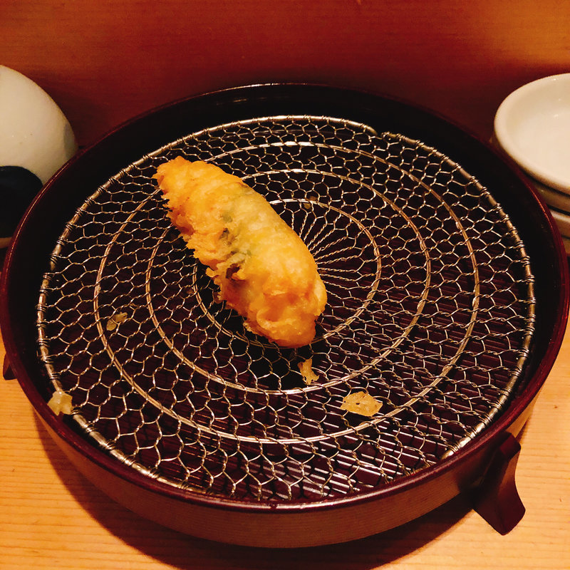 豚肉のしそ巻き(百舌亭)