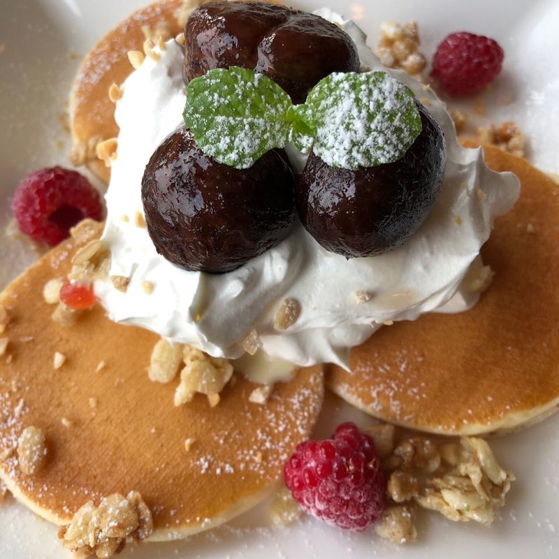 メープルナッツのパンケーキドリンクセット(リバーサイドホテル )