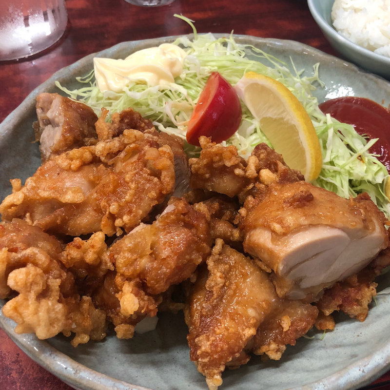 鶏の唐揚げ定食(仙台や )