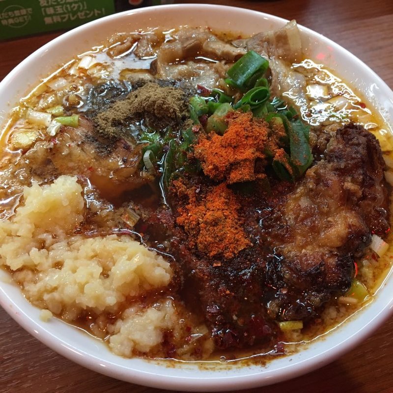 辛口炙り肉ソバ醤油(麺と肉　だいつる　ひるドラ鶴橋)
