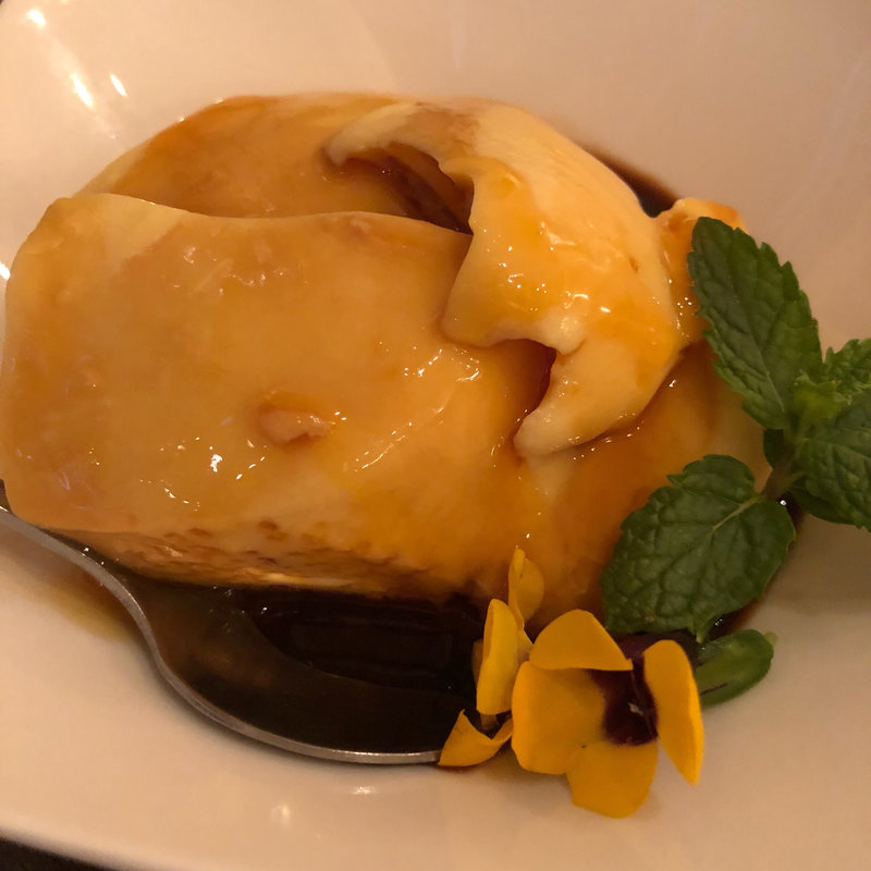 バインフラン 濃厚卵のベトナムプリン(カフェ・シンガプーラ 海南鶏飯 )