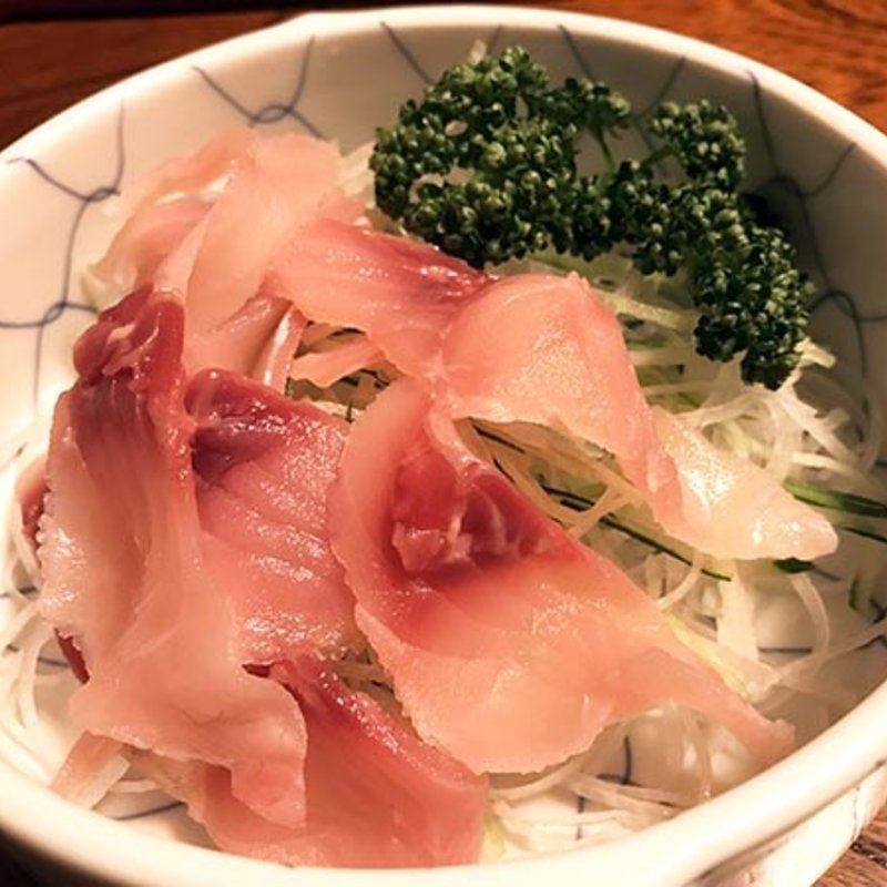 鯉のあらい(川魚 根本)