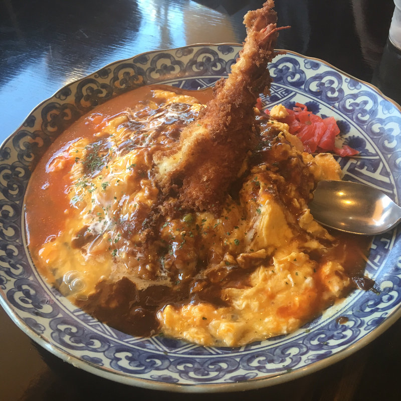 エビオムライス(洋食屋かごしま )