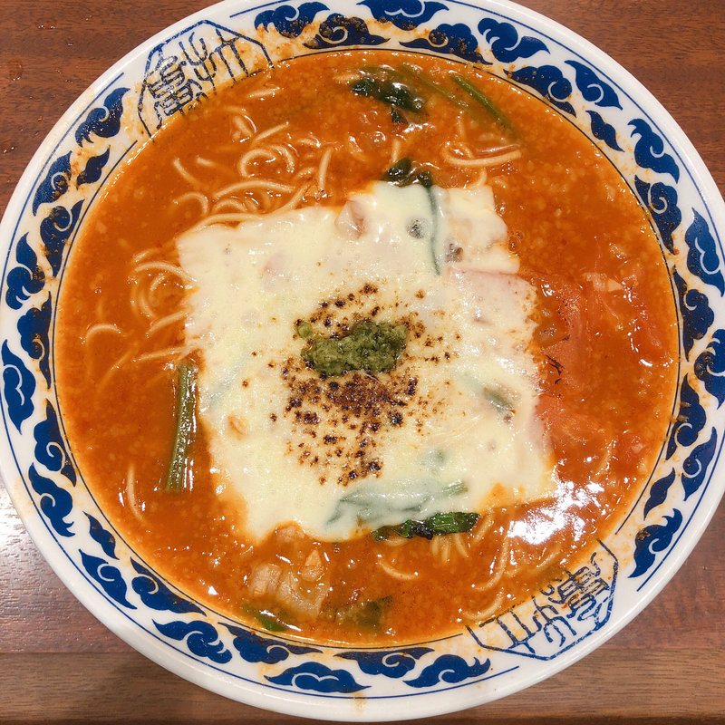 チーズトマトラーメン(九州らーめん亀王 名谷店)