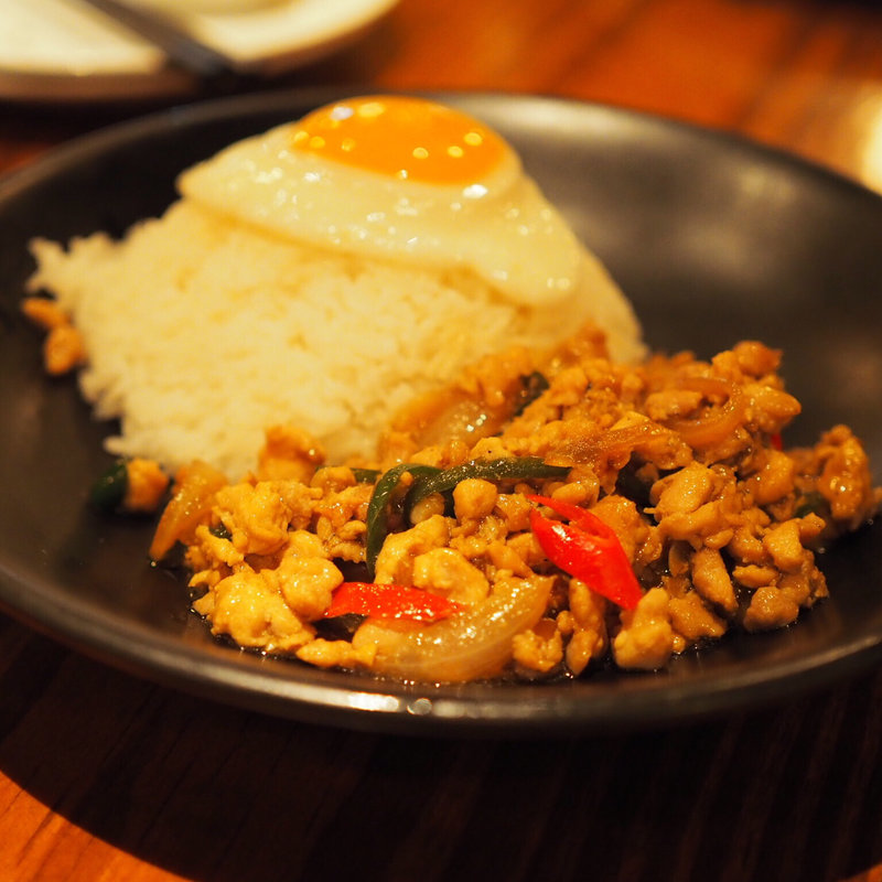 鶏肉のガパオ炒めご飯(モンスーンカフェＧゾーン銀座店)