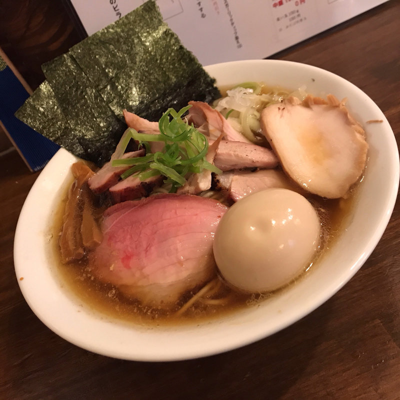 鶏コク生姜醤油そば 全部乗せ(煮干専門中華蕎麦 平八)