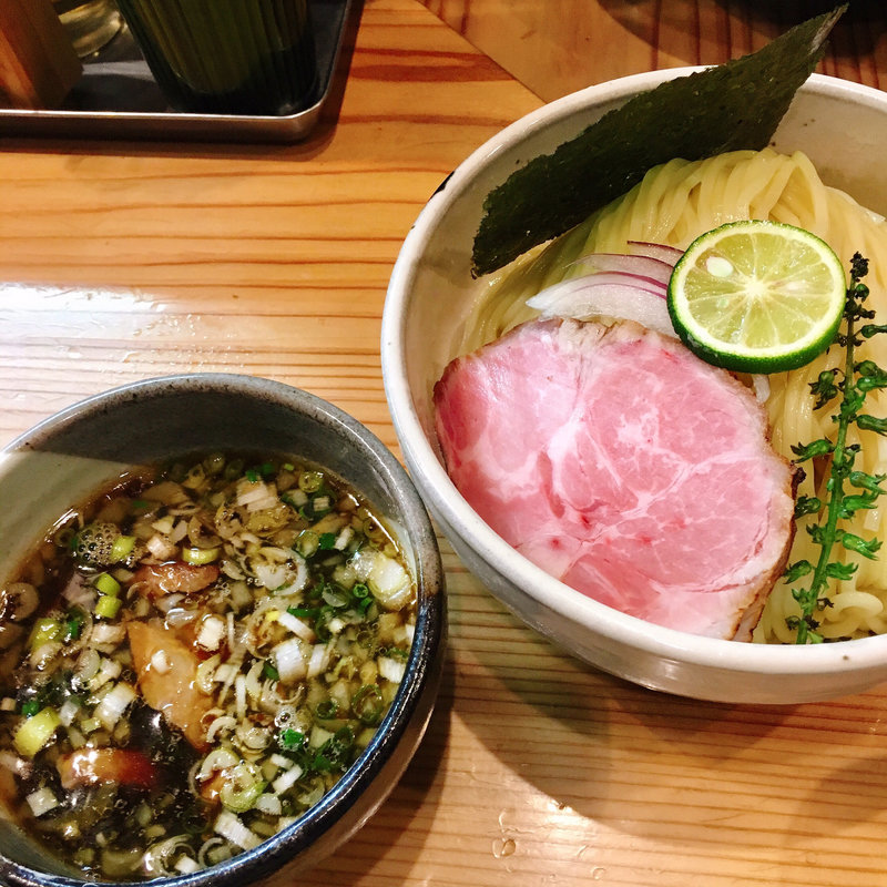 魚介つけ麺 大盛(銀座 朧月 （おぼろづき）)