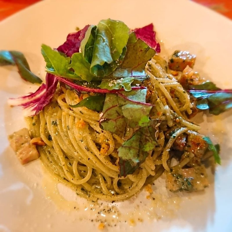 ジェノベーゼのクリームパスタ(cafe unji (カフェアンジ))