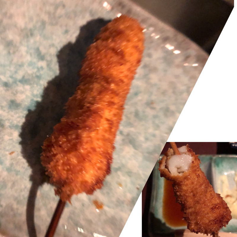 銀杏と小柱（串揚げ）(串揚げ ふくみみ)