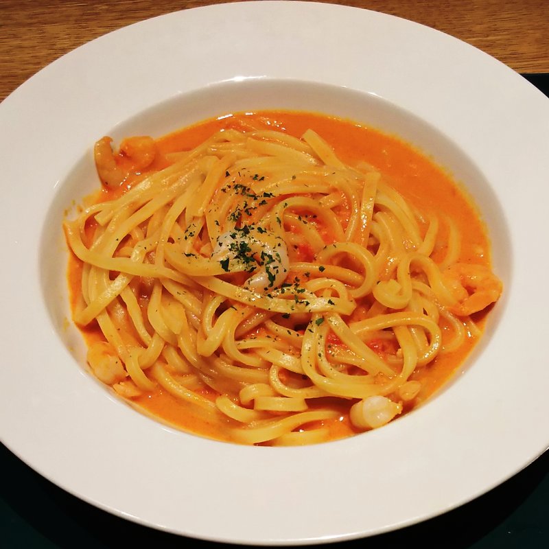 小海老のトマトクリーム(PRONTO (プロント) アトレ川崎店)