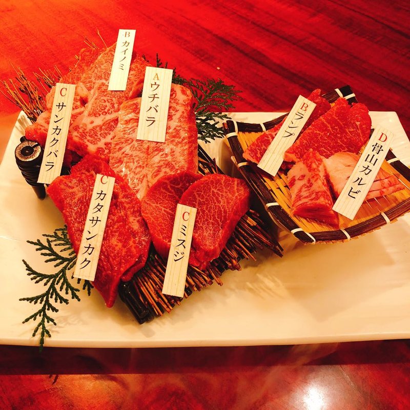 本日の希少一頭盛り7種(翔山亭神楽坂本館 （ショウザンテイ）)