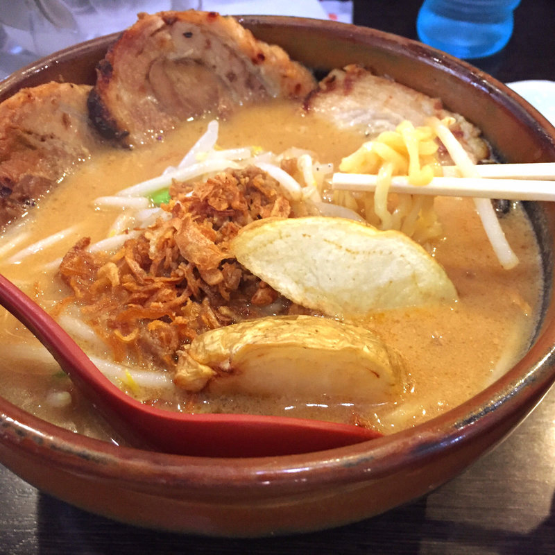 北海道味噌　炙りチャーシュー麺(麺場 田所商店 武石本店)