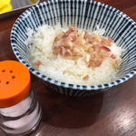 週替わりご飯(煮干し中華そば◯◯)