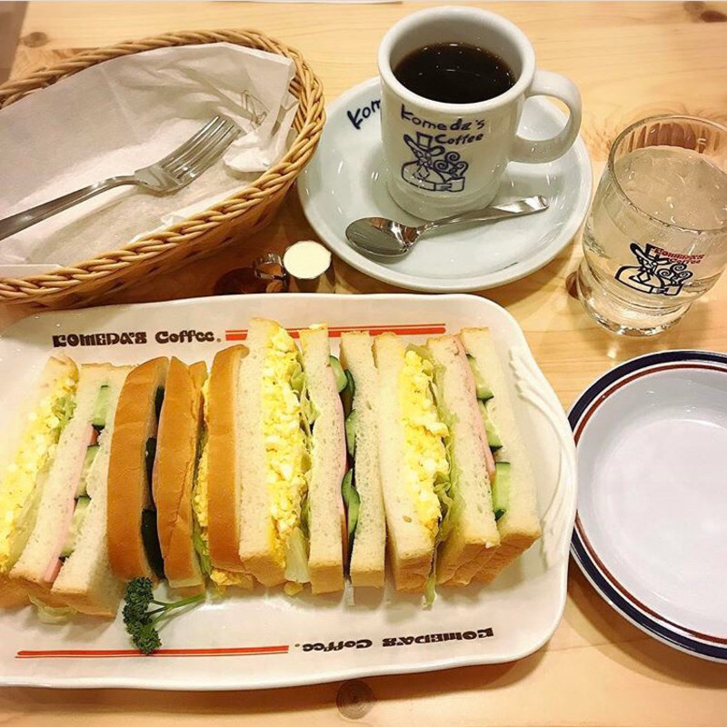 ミックスサンド(コメダ珈琲店 田端駅前店)