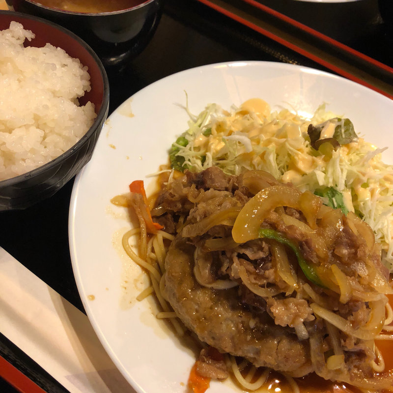 焼肉ハンバーグ定食(wing3)