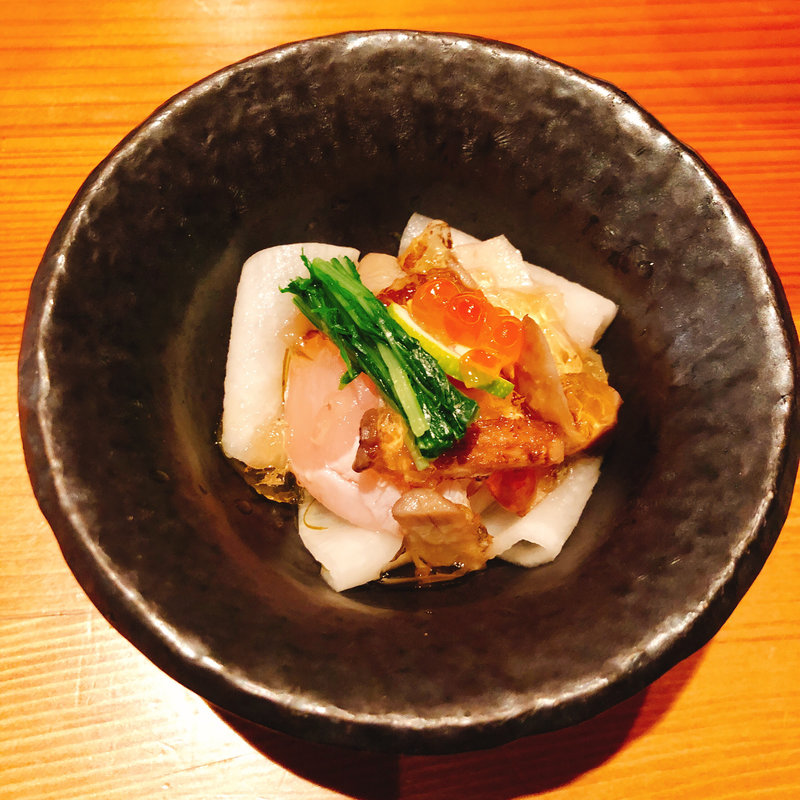 鶏のジュレかけ(恵比寿  比内亭)