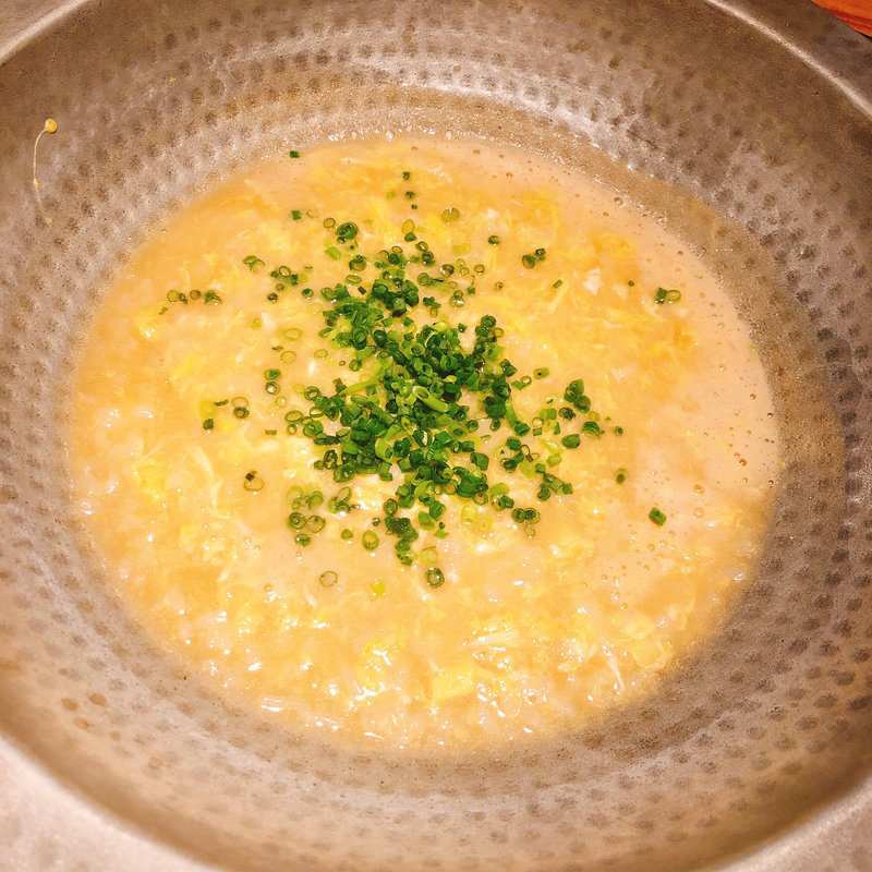 〆の雑炊(恵比寿  比内亭)