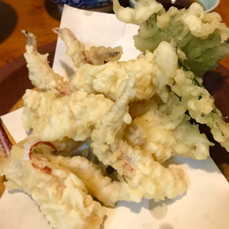 イカの天ぷら(割烹よし田 )