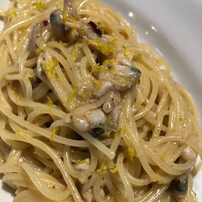 ゆず風味のボンゴレ(pizzeria napoletana CANTERA)