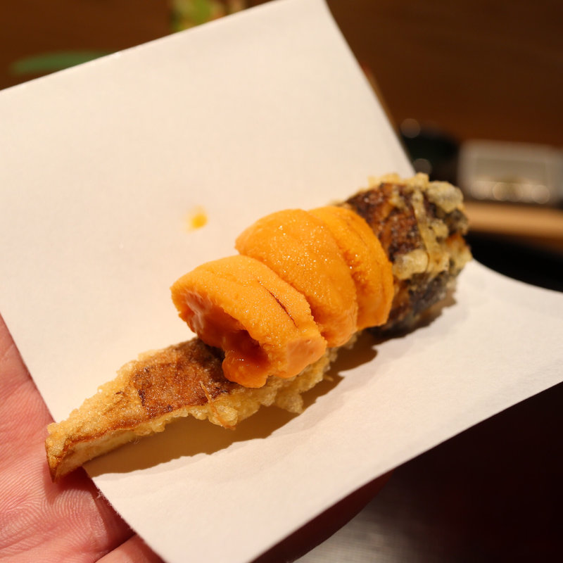 松茸に雲丹(南青山まさみつ)