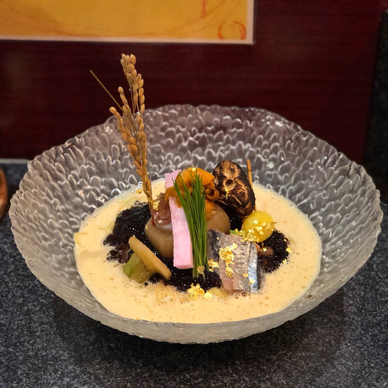 豊旨冷やし 山三宝舩(烈志笑魚油 麺香房 三く)