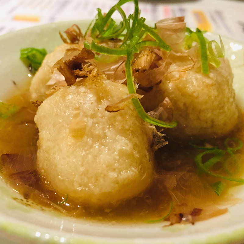 里芋の揚げ出し(こうじん )