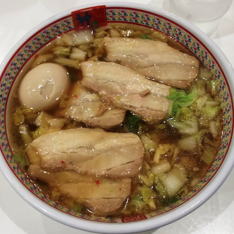 小チャーシュー煮玉子ラーメン(どうとんぼり神座 川崎店)