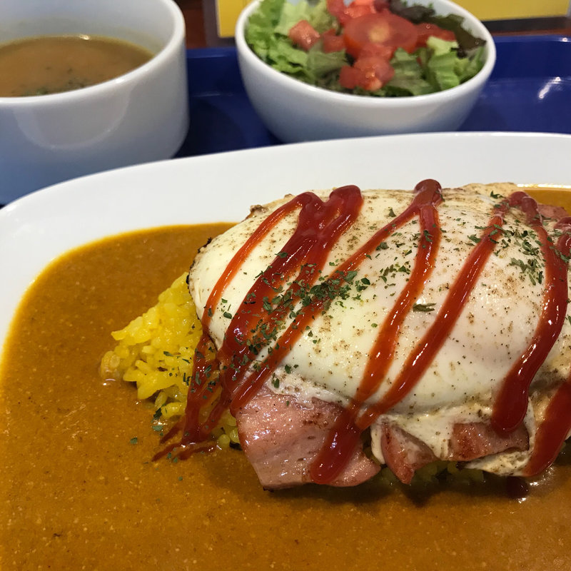 ベーコンエッグカレーセット(千鈴 （ちりん）)