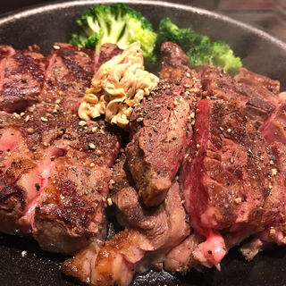 ワイルドステーキ450g ランチセット(いきなりステーキ 久留米店)