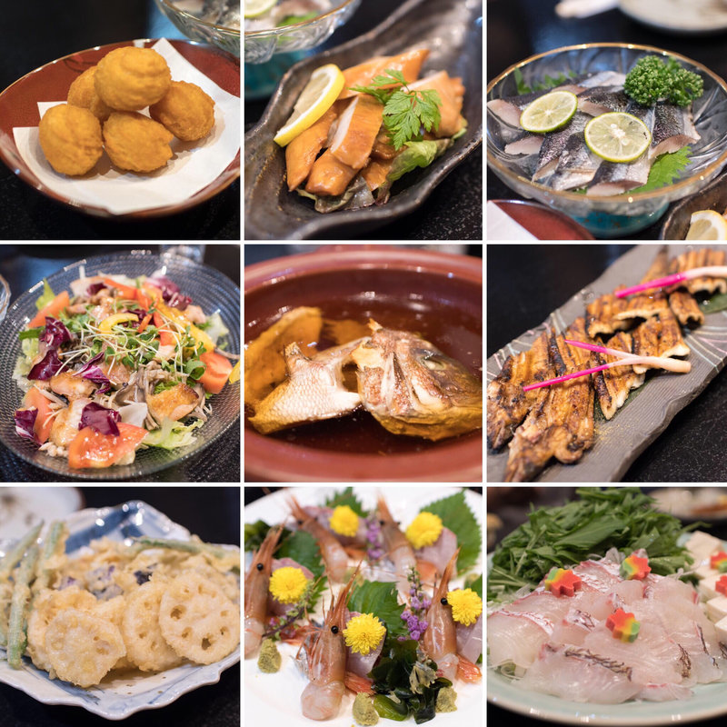 秋も贅沢に旬のものを集めた【白鷺コース】(白鷺亭)