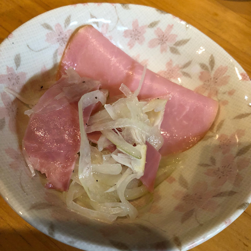 ハムと玉ねぎのマリネ(あいちゃん)