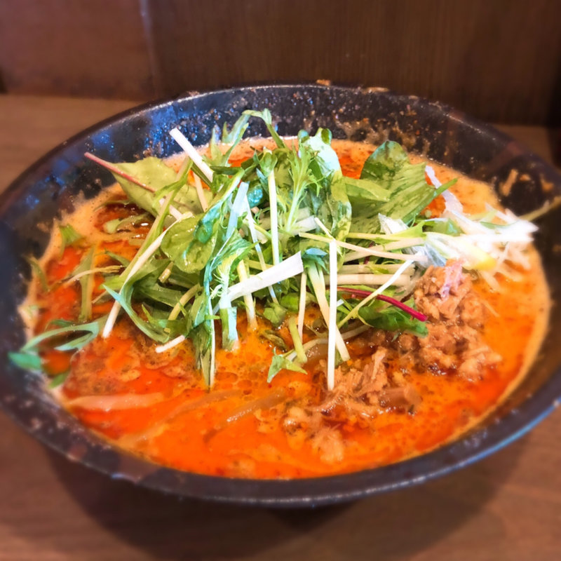 担々麺（赤）(荻窪らーめん 栄龍軒)