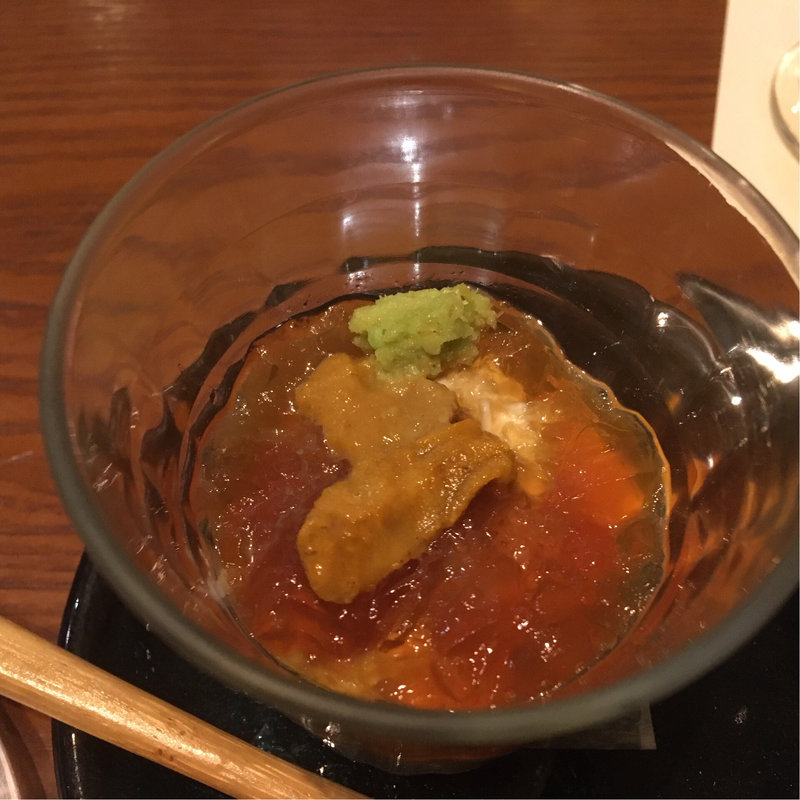 生うにといくらと湯葉(春秋ユラリ 恵比寿 （しゅんじゅうゆらり）)