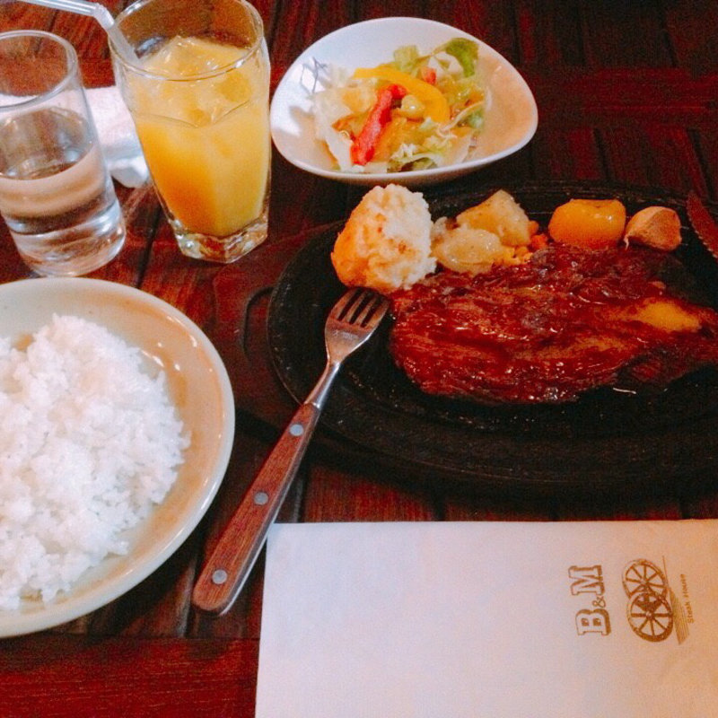 キャプテンステーキ(ステーキハウスB&M 大井本店)