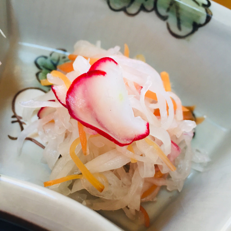 なます（天然鮎の塩焼き定食）(湯峠茶屋)