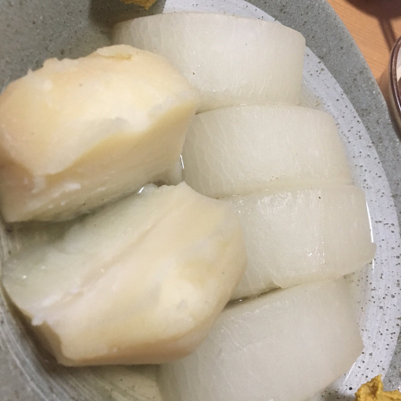 大根、ジャガイモ(ふみ作)