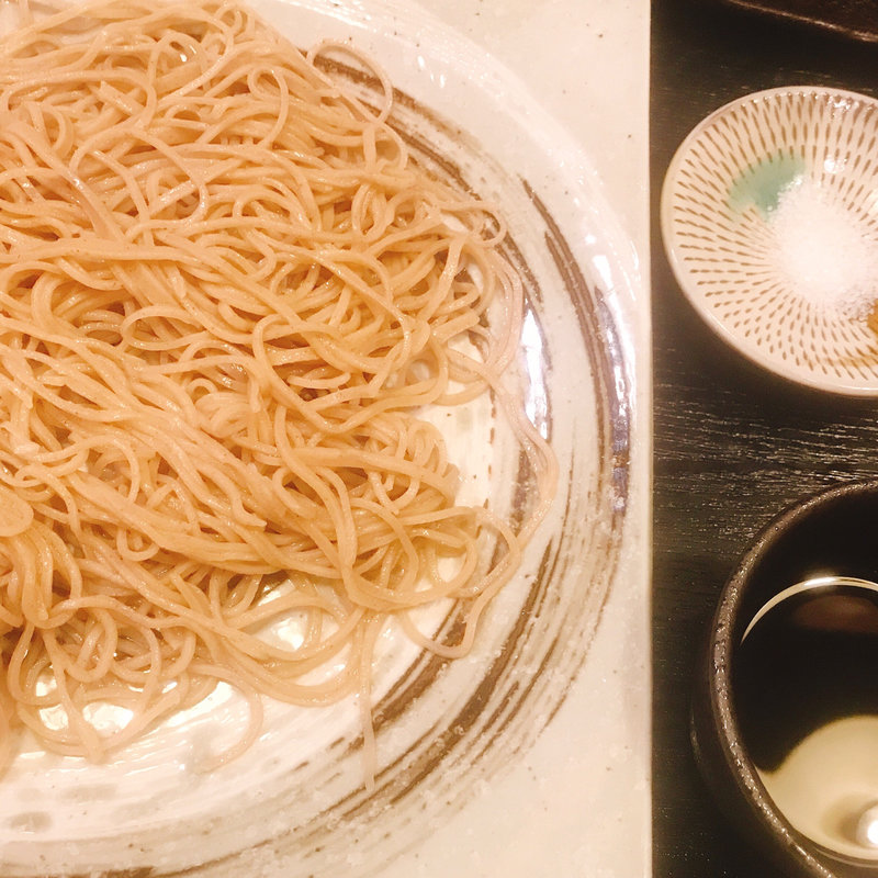 ざる蕎麦(焼鳥はなび)