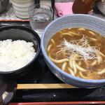 カレー南蛮うどんライスセット(小諸そば　 神田店 )